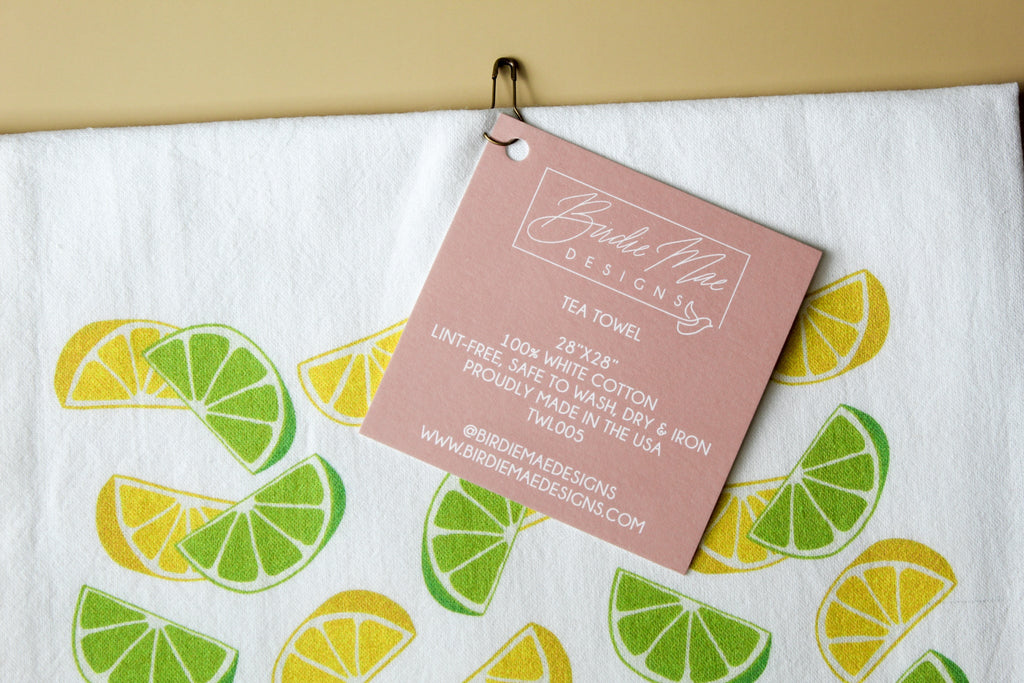 Lemon Lime Tea Towel