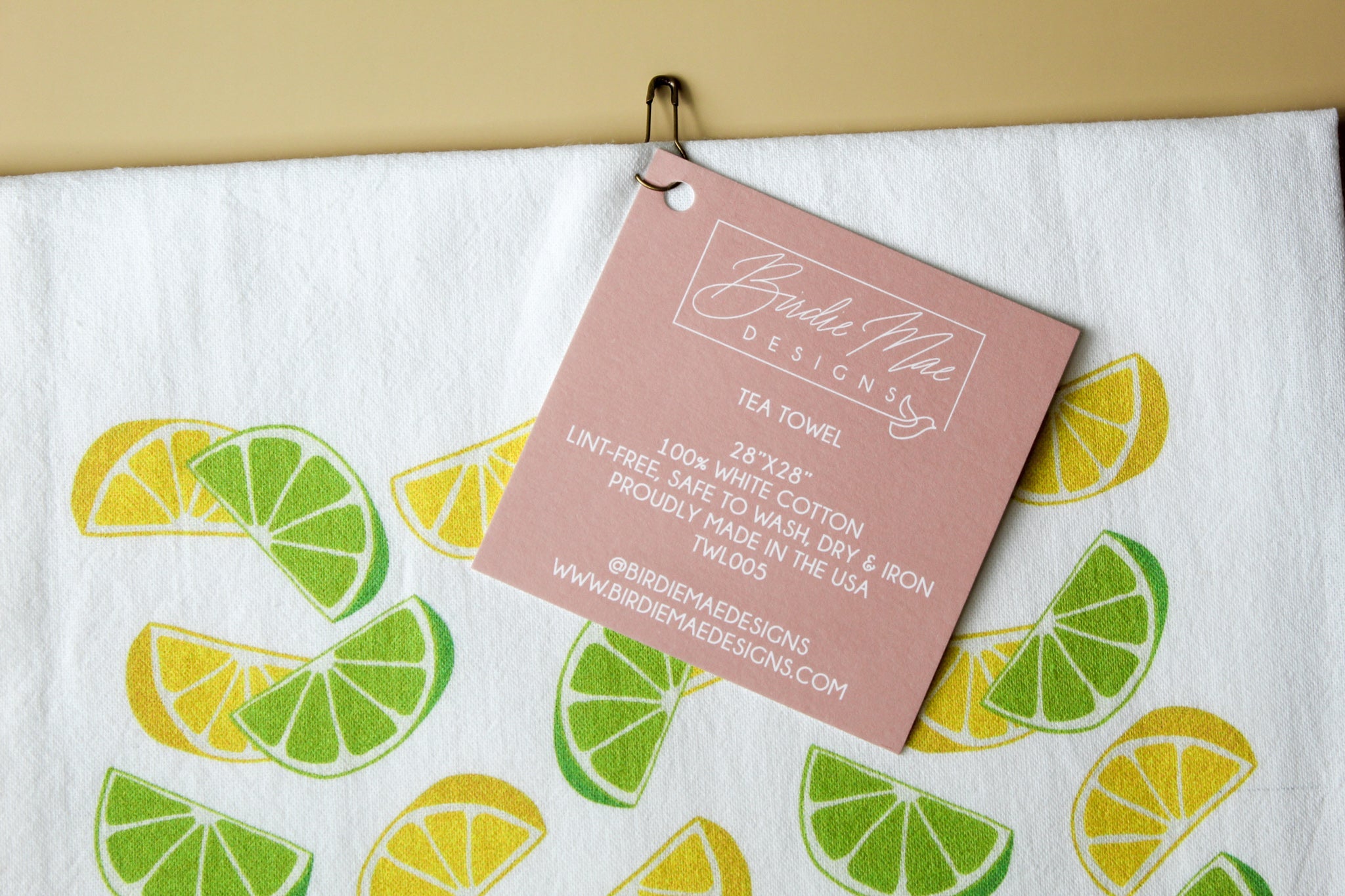 Lemon Lime Tea Towel
